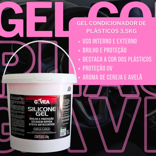 Silicone Gel Cereja e Avelã 3,5kg Gavea