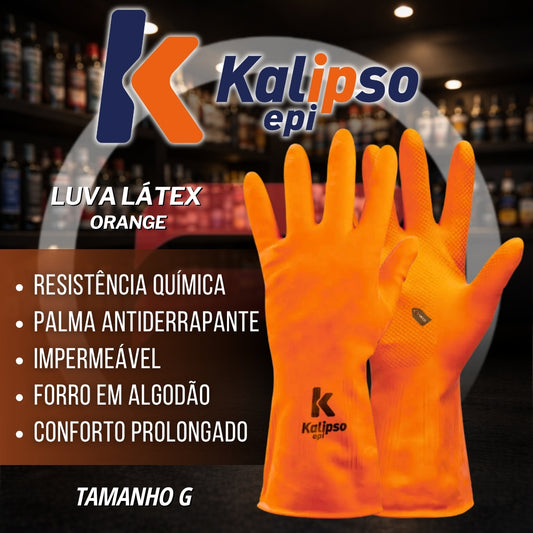 Luva Látex Orange G Kalipso