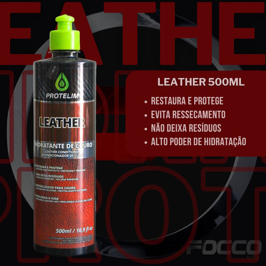 Leather Hidratante de Couro 500ml Protelim