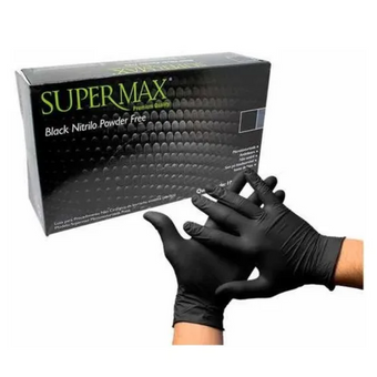 compare product Luva Nitrílica Preta G C/100 Supermax