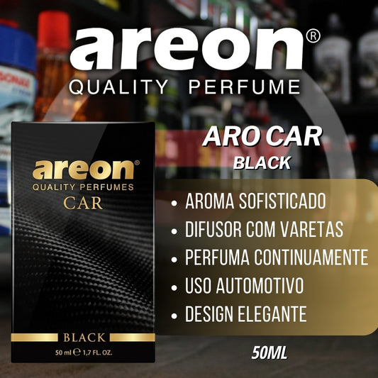 Aro Car Perfume 50ml Black Areon