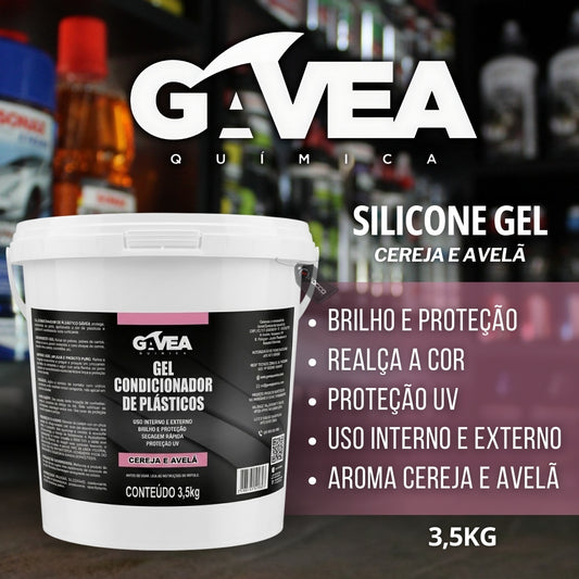 Silicone Gel Cereja e Avelã 3,5kg Gavea