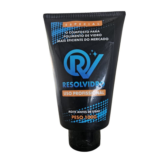 Kit Polidor Vidros Oxido de Cério 100ml + Boina de Feltro 5"