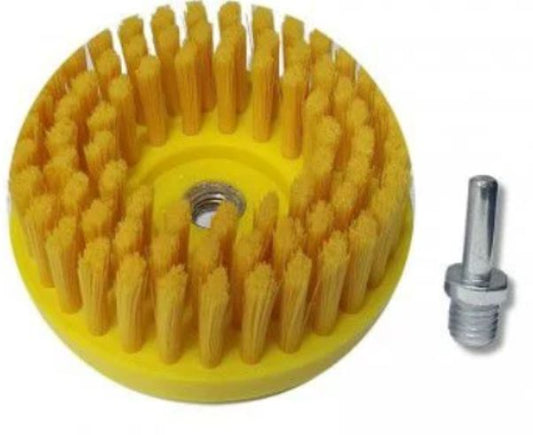 Escova Drill Amarela Cerdas Média Detailer