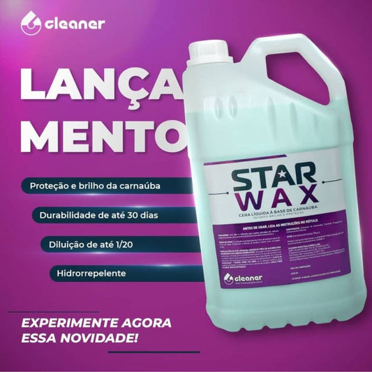 Star Wax Cera Liquida Carnauba Concentrada 1:20 5l Cleaner