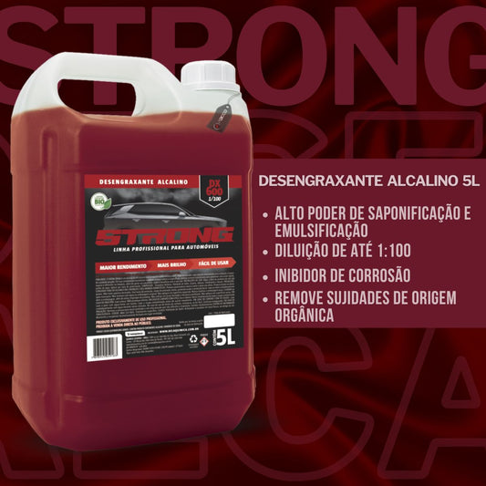 Desengraxante Alcalino 1:100 DX600 5l Strong
