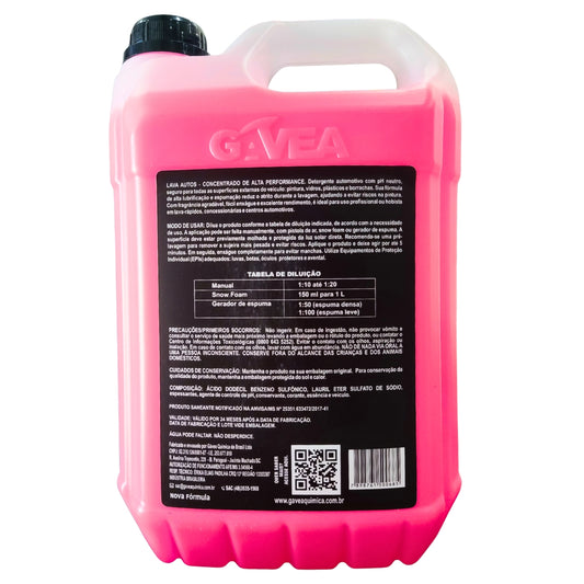 Lava Autos Shampoo Neutro 1:100 5l Gavea