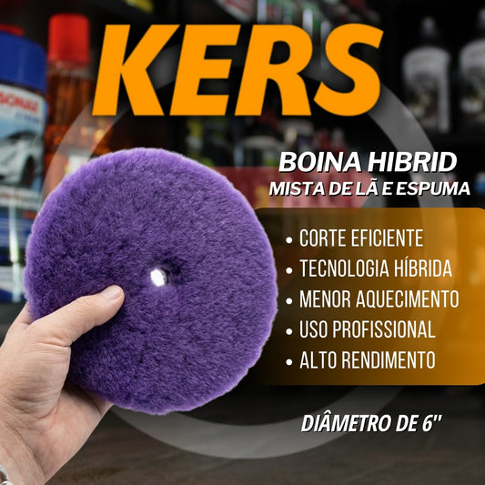 Kers Boina Hibrid Mista de Lã e Espuma 6"