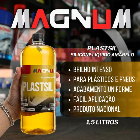 Plastsil Silicone Liquido Amarelo 1,5l Magnum