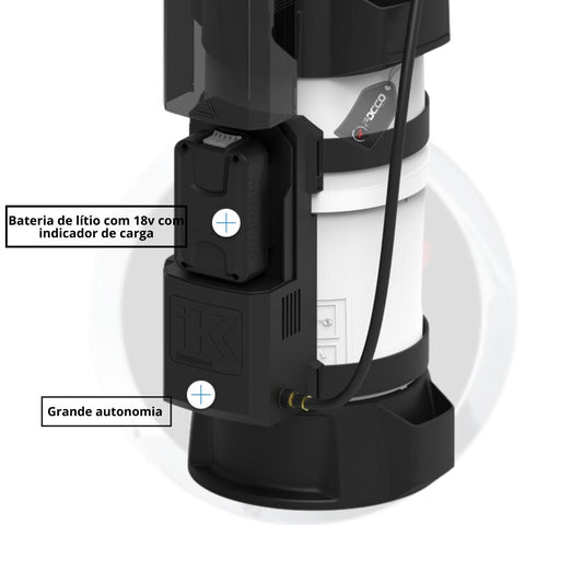Pulverizador IK e Foam Pro 12 c/ Compressor 6L Matabi