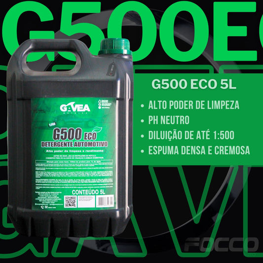G500 Eco Detergente Automotivo Concentrado 1:500 5l Gavea