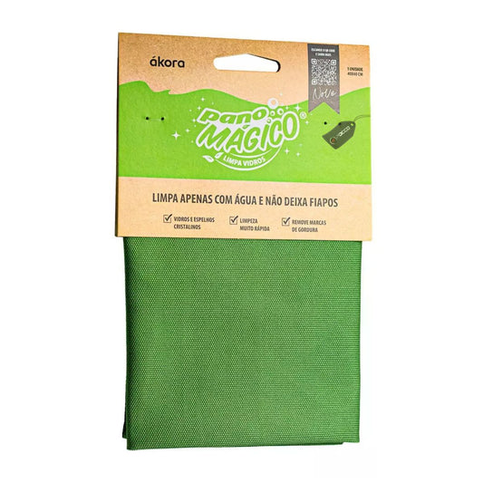 Kit 3 Panos Mágico Limpa Vidros 40x40 300GSM Akora
