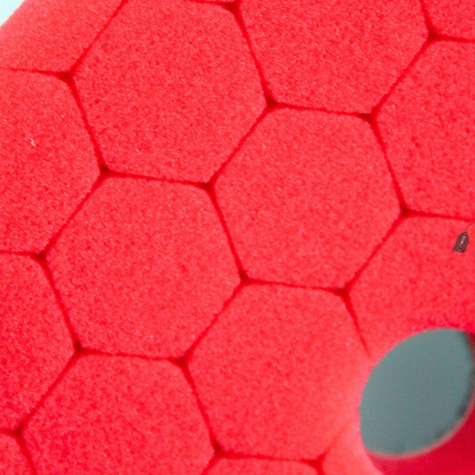 Boina de Espuma Hex Vermelho 5" Super Lustro P/ Roto Orbital Sigma Tools
