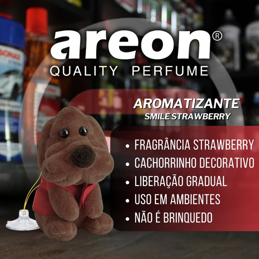Aromatizante Smile Funny Strawberry Areon