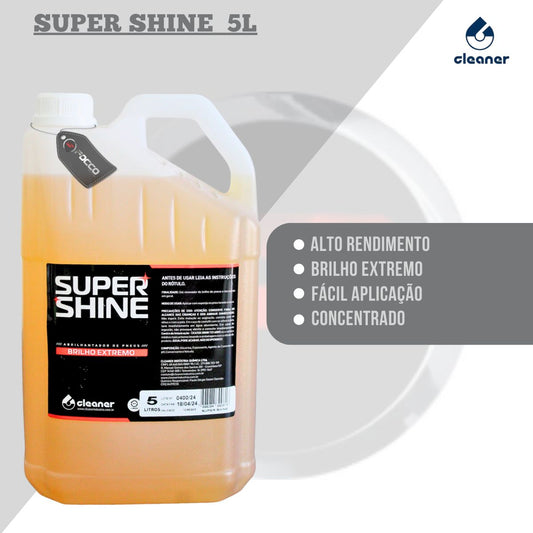 Super Shine Pretinho C/ Diluição 5l Cleaner Industria