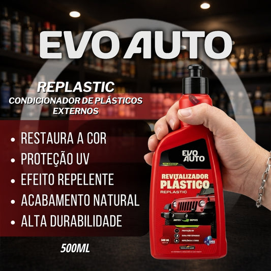 Replastic Condicionador de Plásticos Externos 500ml Evo Auto