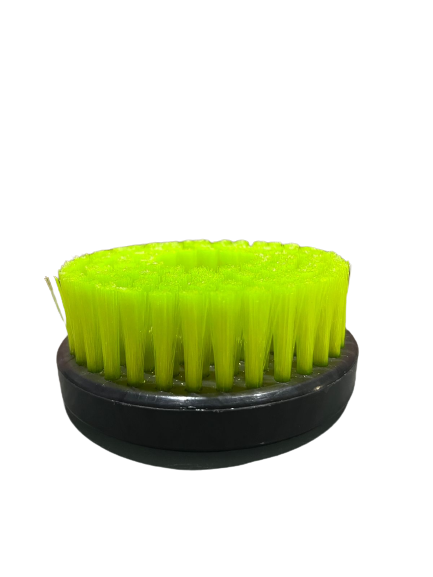 ESCOVA DE ESTOFADOS SPIN 5/8" VERDE AGRESSIVA 120MM FOR DETAIL