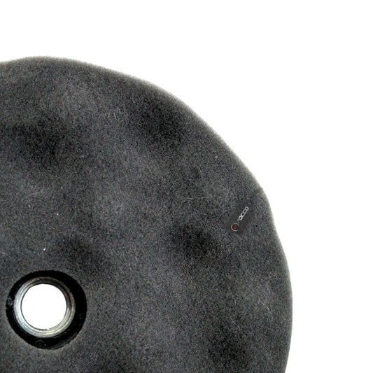 Boina de Espuma Preta Dupla Face 6" Authentic
