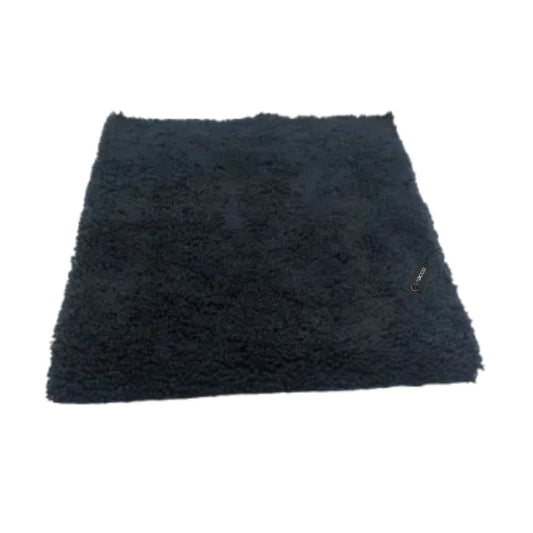 Toalha de Microfibra Corte Laser 38x38 300gsm Preto Detailer