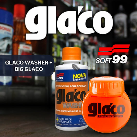 Kit Glaco Washer + Big Glaco 120ml  Soft99