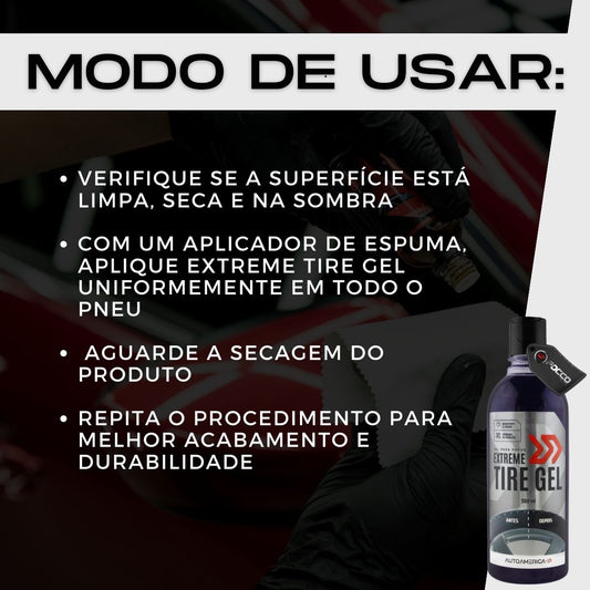 Extreme Tire Gel 500ml Autoamérica