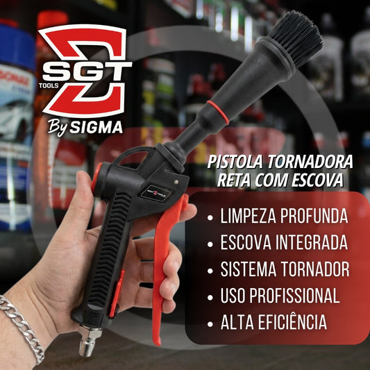 Pistola Tornadora Reta C/ Escova Sigma Tools