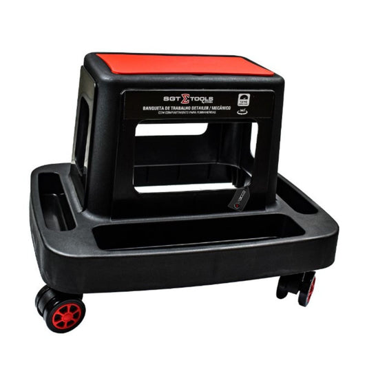 Banqueta de Trabalho 360 Graus 150Kg Detailer Sigma Tools