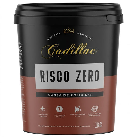 Massa de Polir Risco Zero 1kg Cadillac